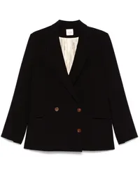 ALYSI Doppelreihiger Blazer Schwarz