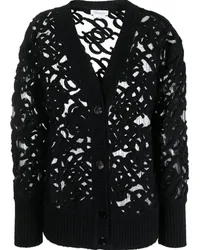 Blumarine Transparenter Cardigan Schwarz