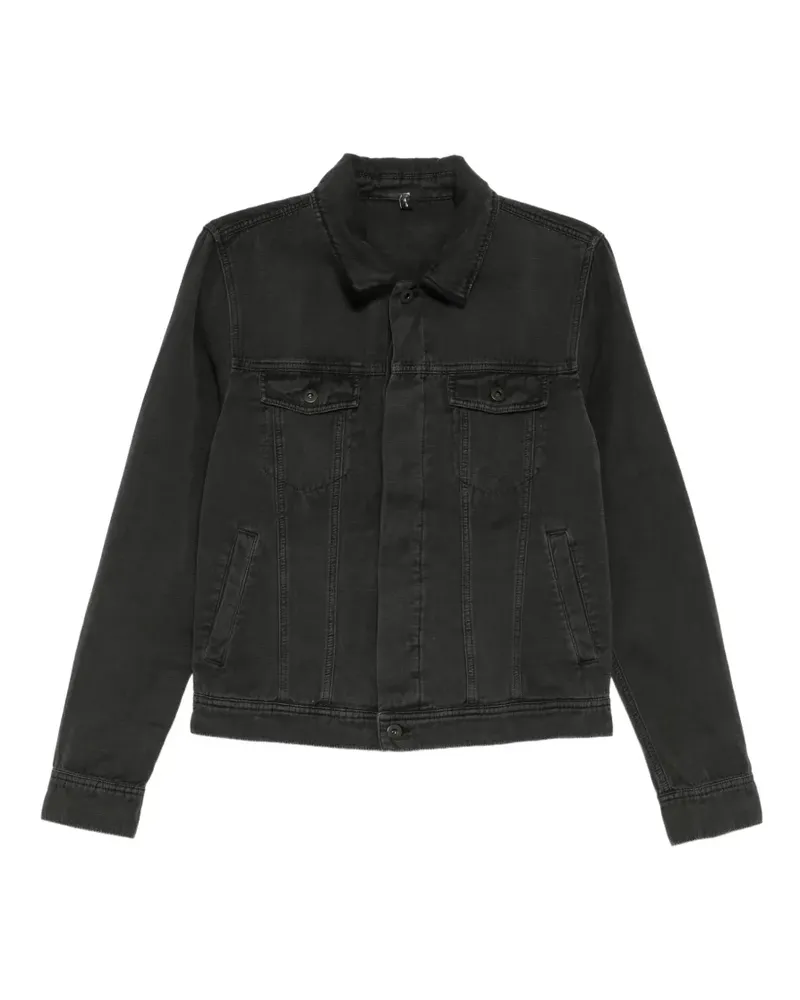 James Perse Trucker-Jacke - Schwarz Schwarz