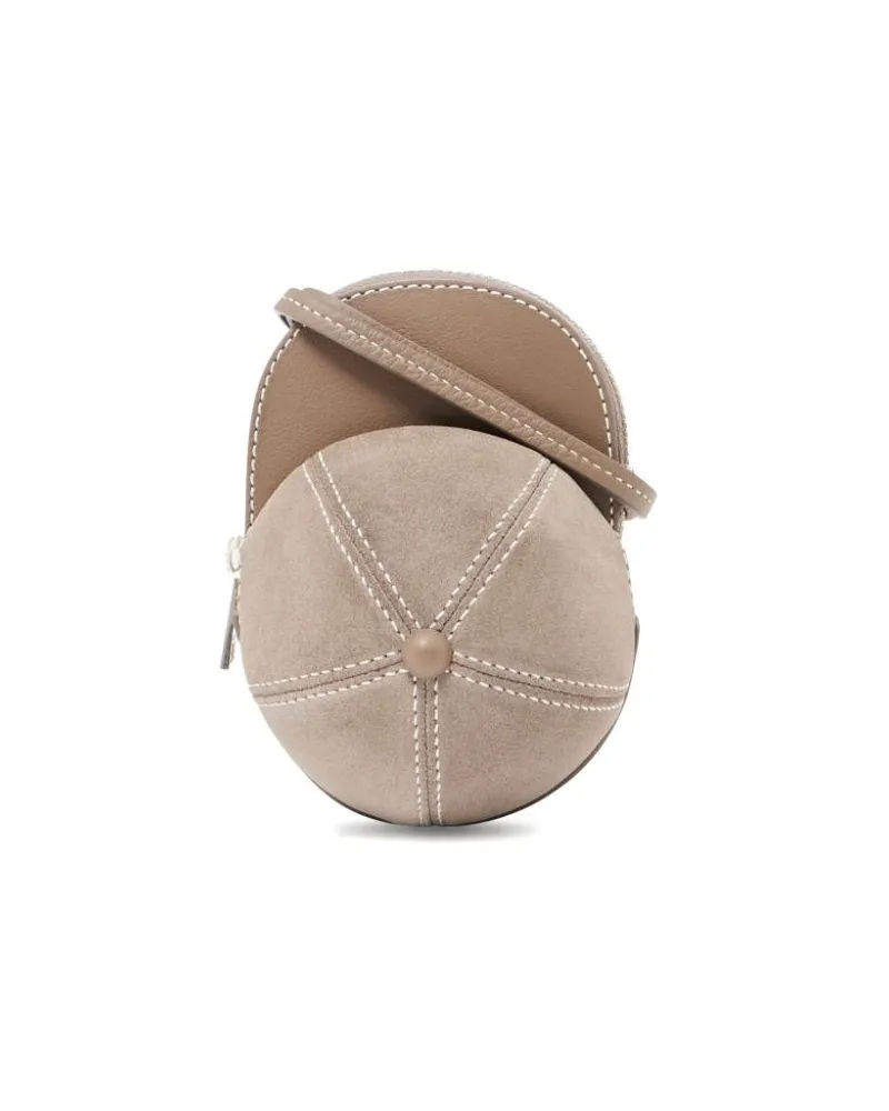 J.W.Anderson Mini Cap Umhängetasche - Braun Braun