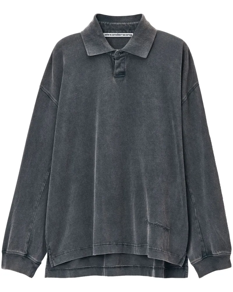 Alexander Wang Klassisches Poloshirt - Grau Grau