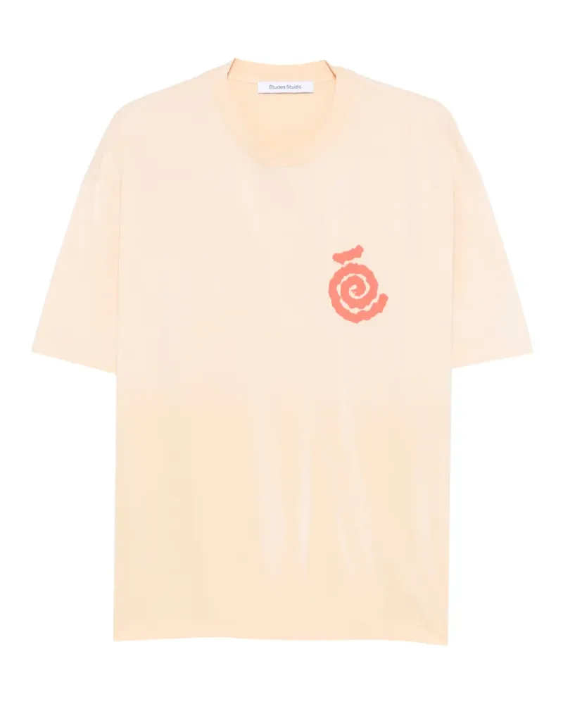 Études Studio Spiral T-shirt - Orange Orange