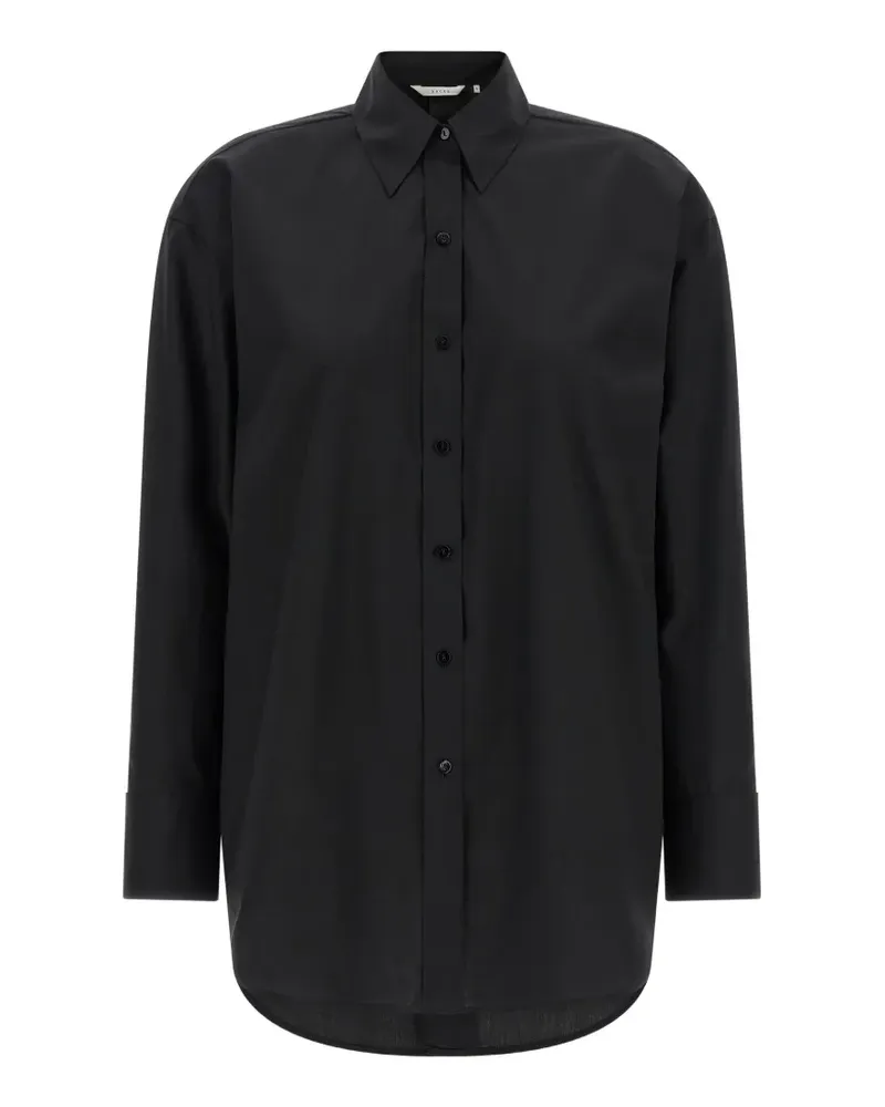 XACUS buttoned shirt - Schwarz Schwarz