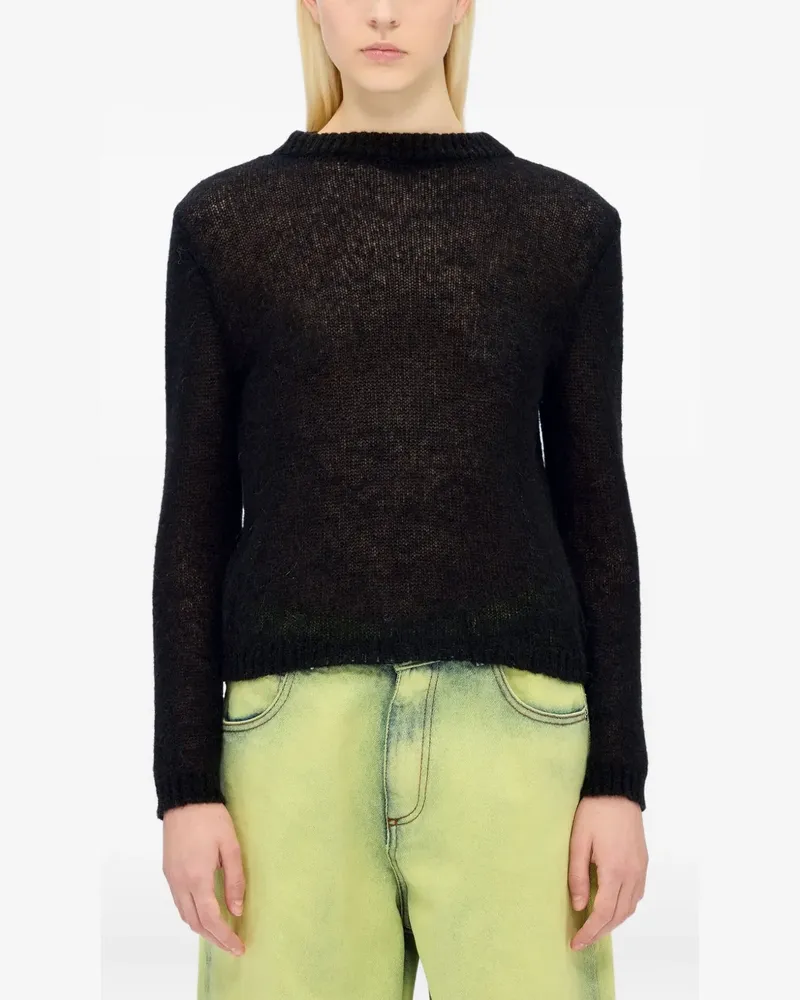 MSGM round-neck sweater - Schwarz Schwarz