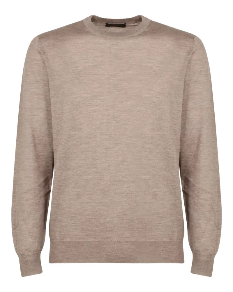 Slowear Pullover mit rundem Ausschnitt - Braun Braun