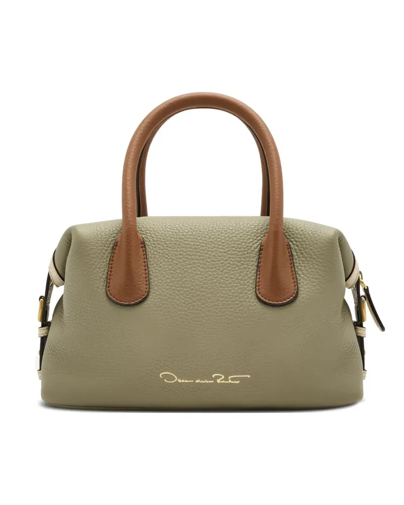 Oscar de la Renta Handtasche mit Logo-Print - Grün Grün