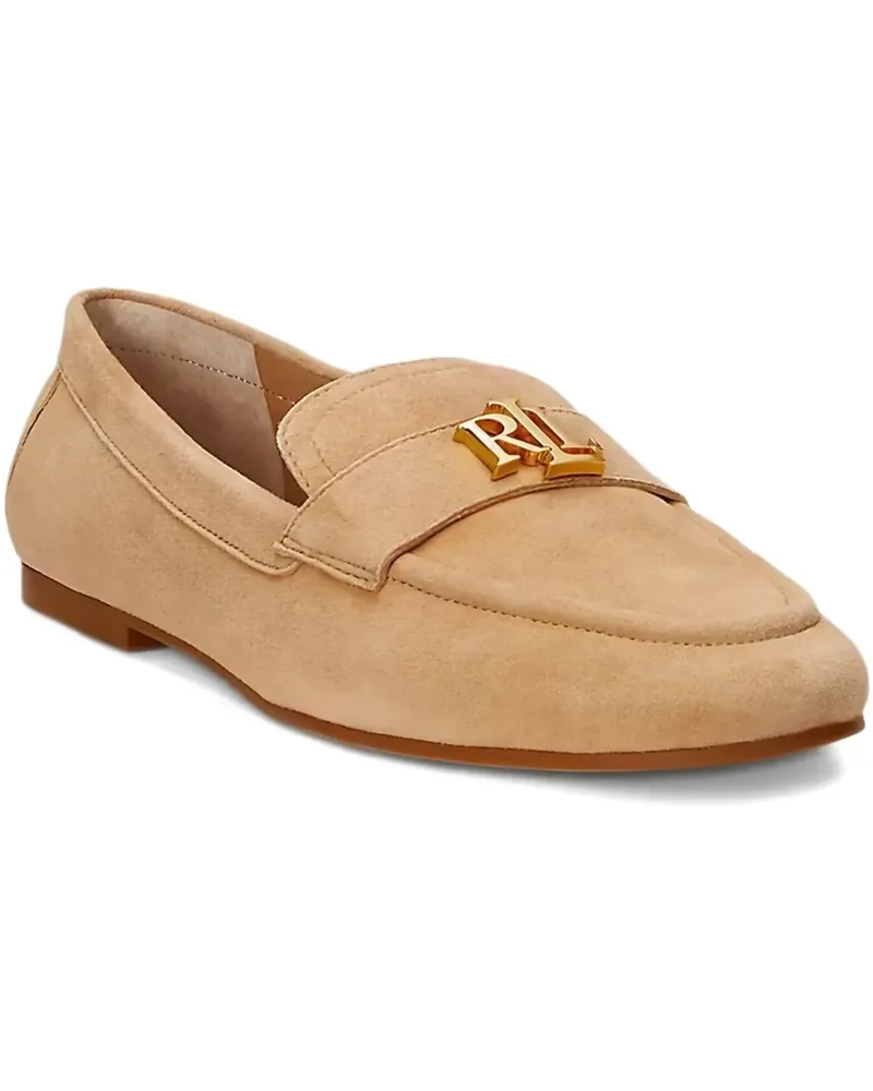 Ralph Lauren Pumps mit Logo-Schild - Braun Braun