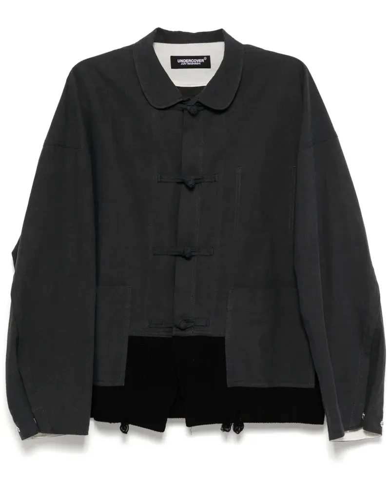 Undercover Hemdjacke mit Einsätzen - Grau Grau