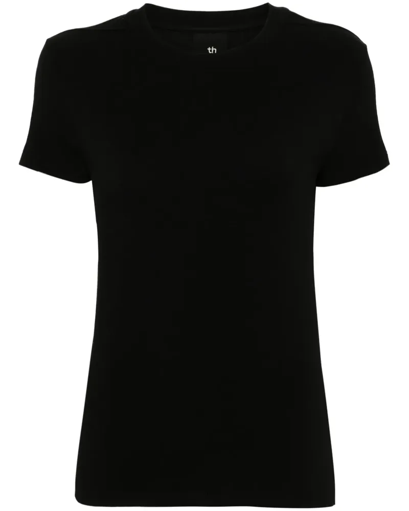 THOM KROM Worked T-Shirt - Schwarz Schwarz