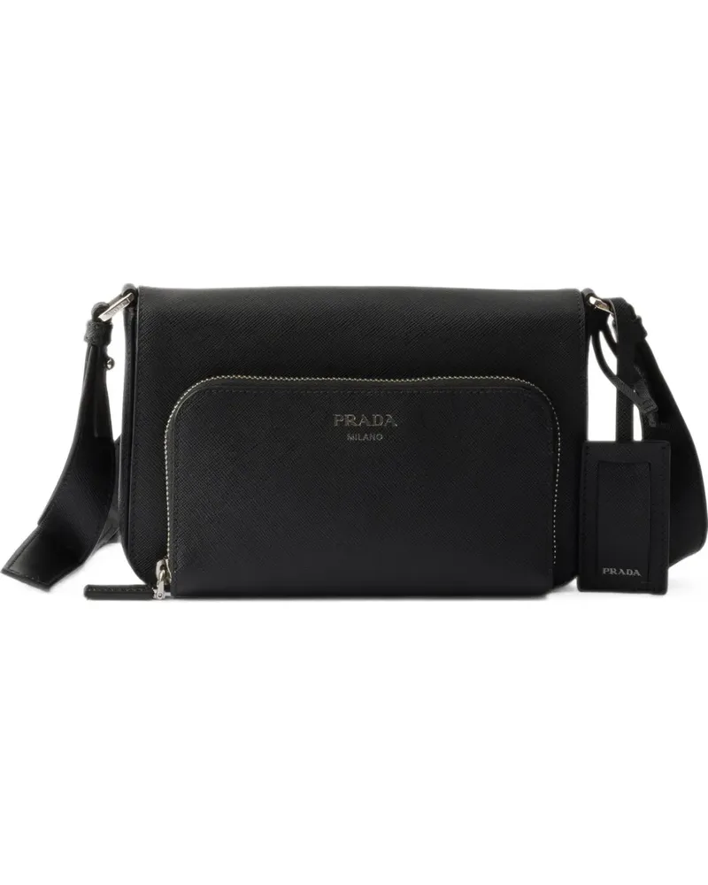 Prada Saffiano leather shoulder bag - Schwarz Schwarz