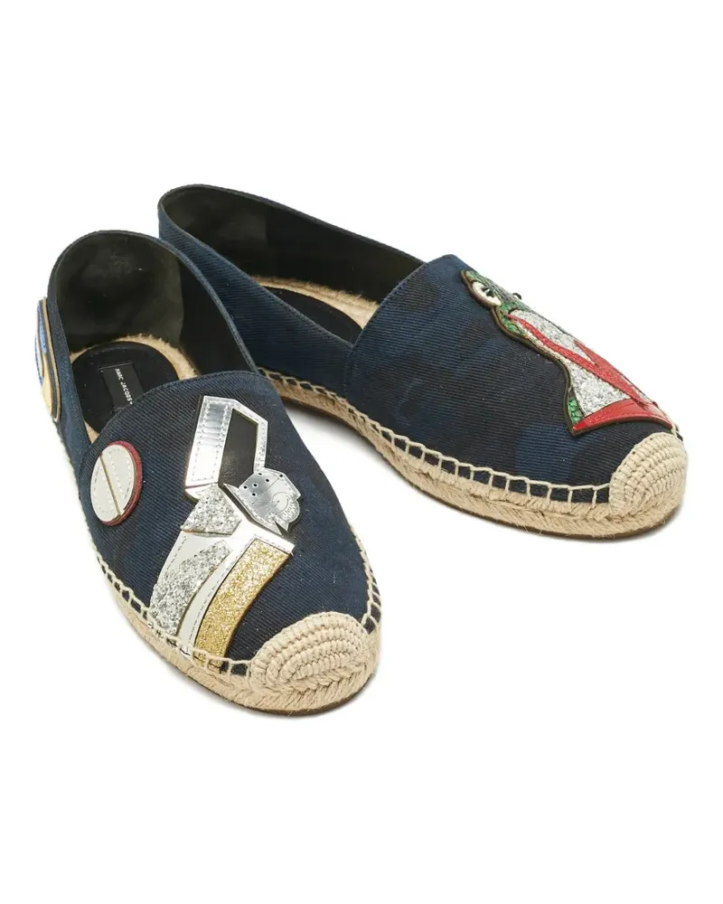 Marc Jacobs 39 patch espadrilles - Blau Blau