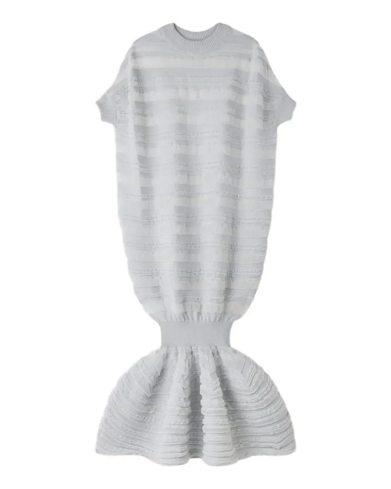 CFCL striped ribbed mini dress - Grau Grau