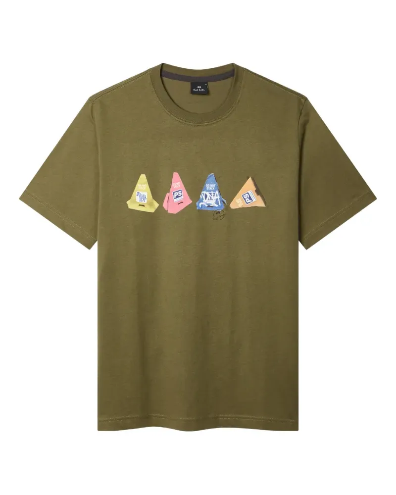 Paul Smith T-Shirt mit grafischem Print - Grün Grün