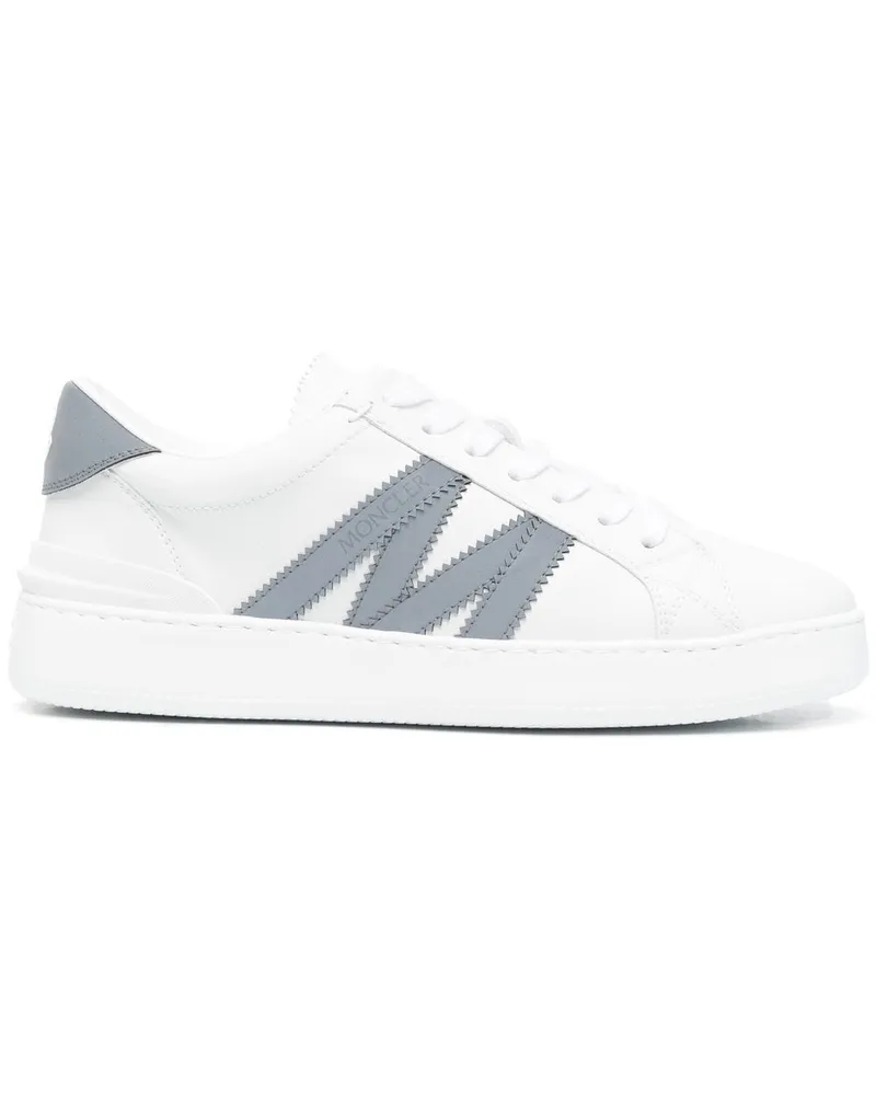 Moncler Sneakers mit Logo-Patch - Weiß Weiß