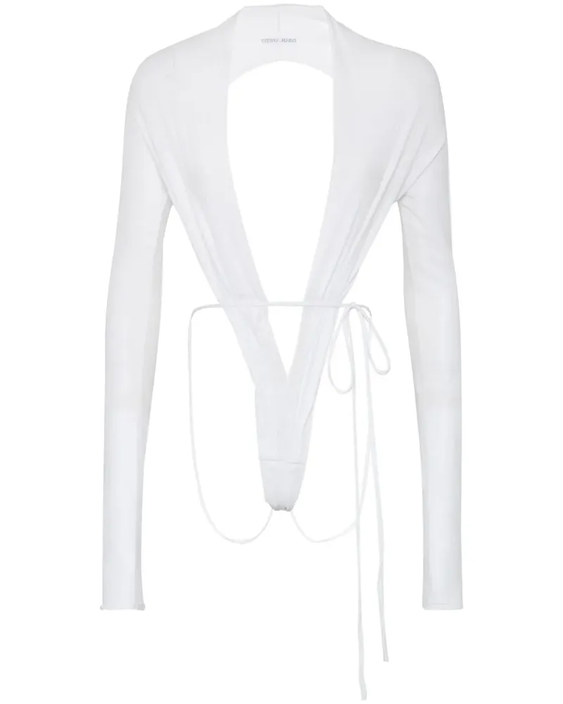 Dsquared2 Rückenfreier Body - Weiß Weiß