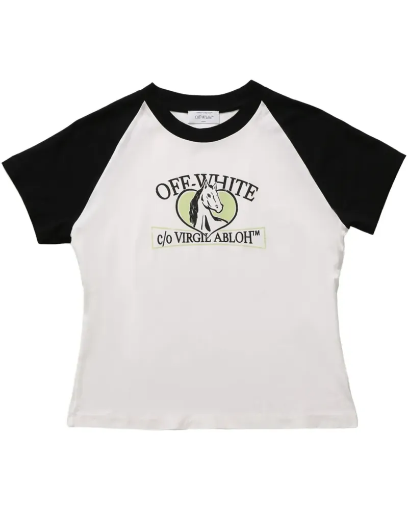 OFF-WHITE Horse Billboard-print T-shirt - Weiß Weiß