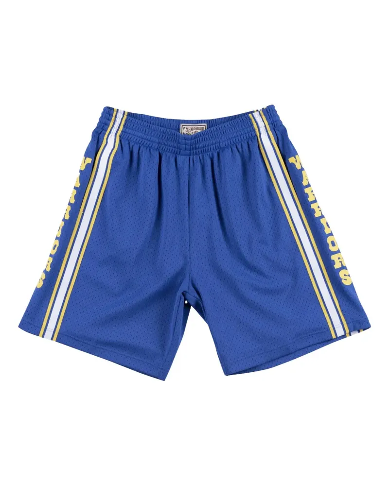 Mitchell & Ness NBA Golden State Warriors 1981/82 Road Swingman Shorts - Blau Blau