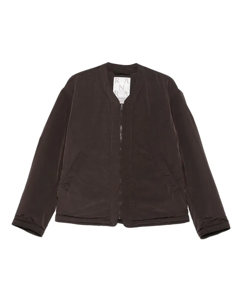 RANRA logo-embroidered jacket - Braun Braun