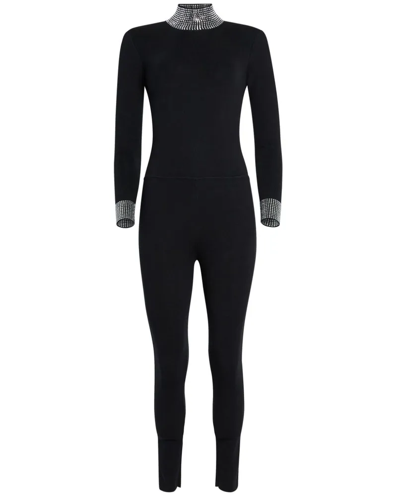Retrofête Leanne Jumpsuit - Schwarz Schwarz