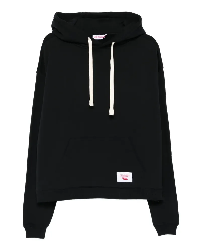 Charles Jeffrey Loverboy ears pouch hoodie - Schwarz Schwarz