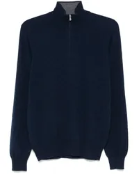 BARBA Lupo Zip Pullover Blau