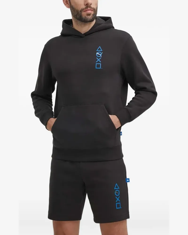 Puma x Playstation graphic hoodie - Schwarz Schwarz