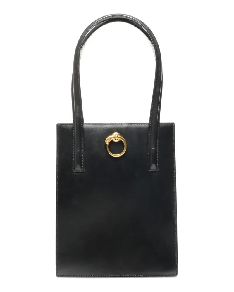 Cartier 1990-2000s Tote Bag mit Ringdetail - Schwarz Schwarz