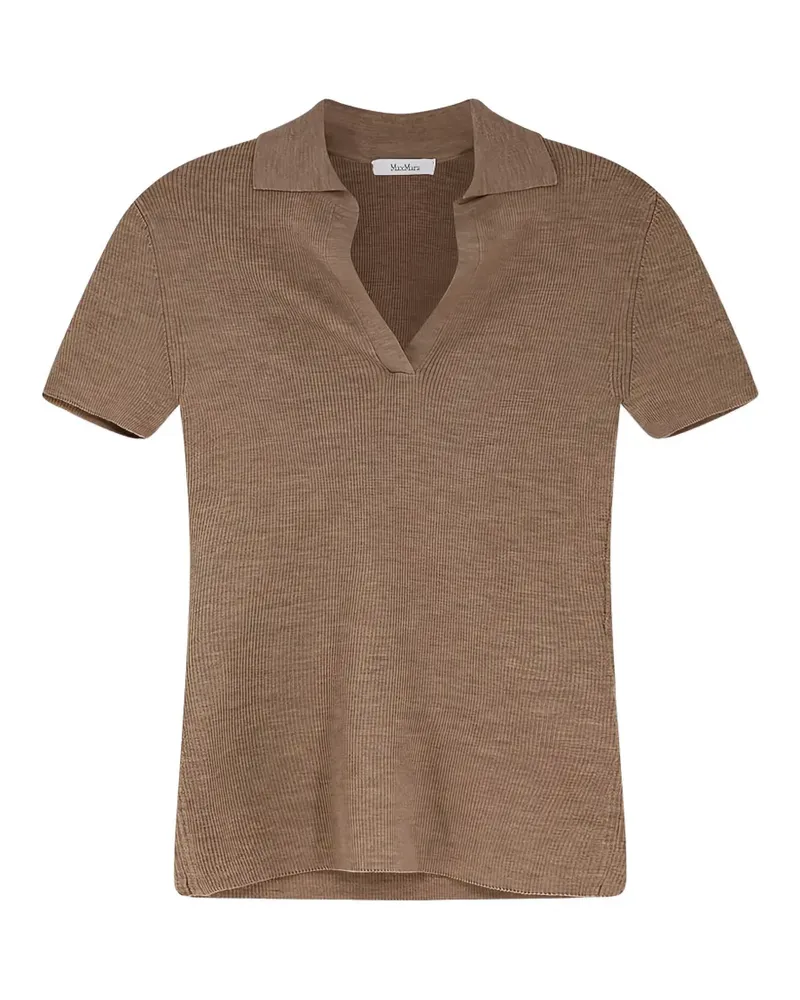 Max Mara Gerippter Albero Pullover - Nude Nude