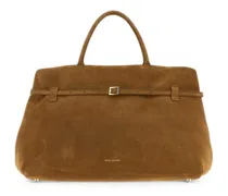Le Cambon Handtasche aus Wildleder 40cm - Braun