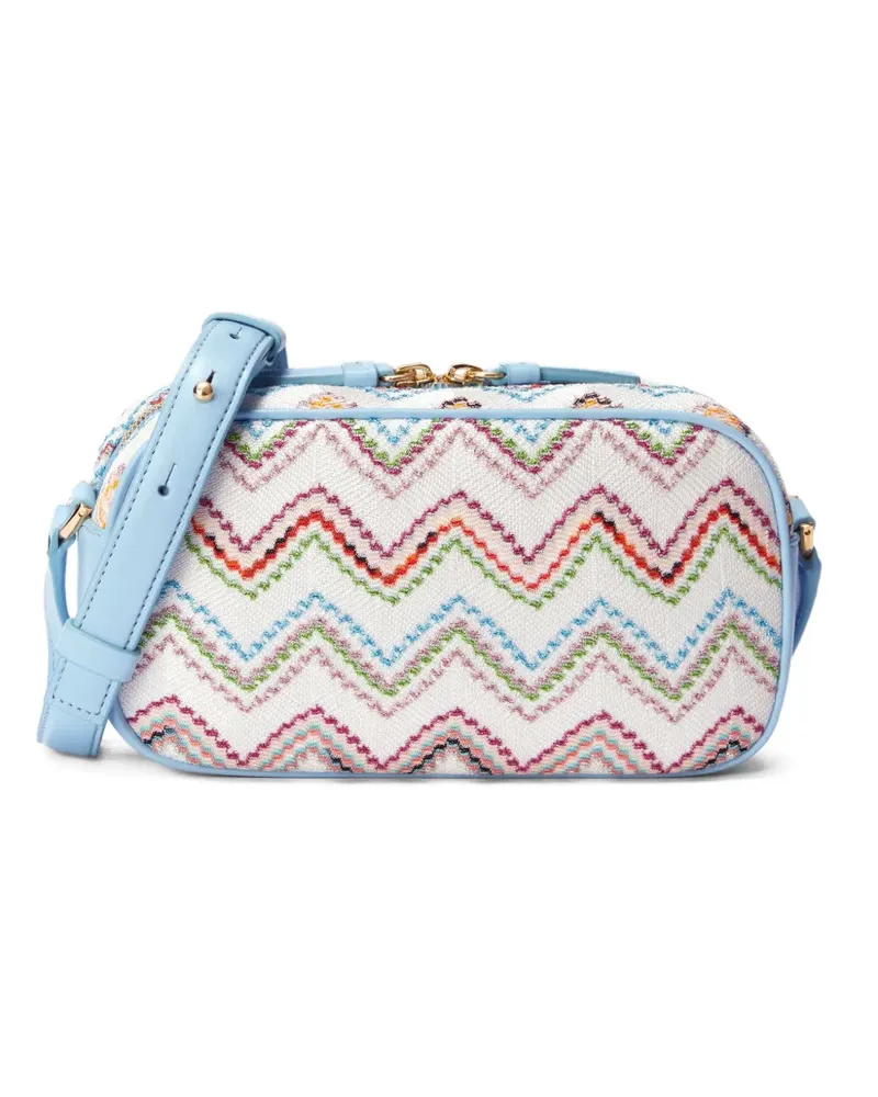 Missoni Schultertasche mit Zickzackmuster - Weiß Weiß