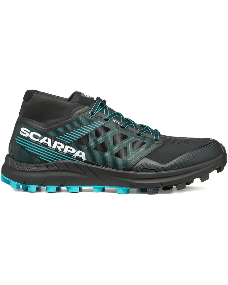 Scarpa High-Top-Sneakers mit Gummisohle - Schwarz Schwarz