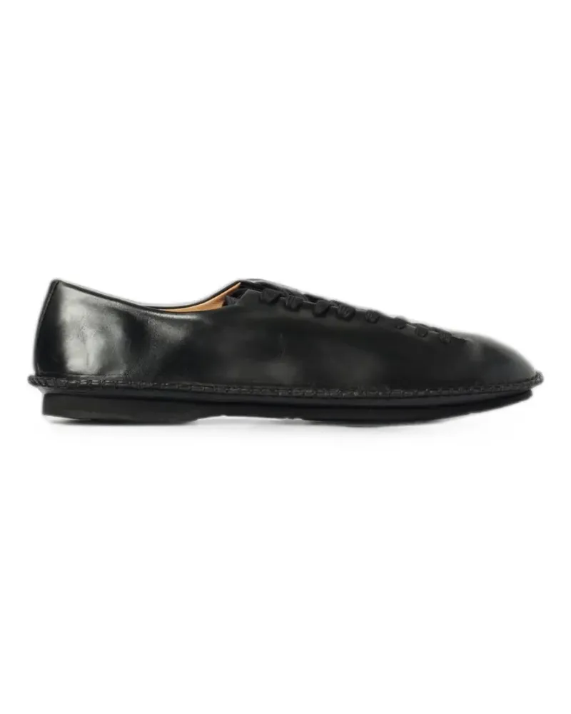 Premiata lace-up leather sneakers - Schwarz Schwarz