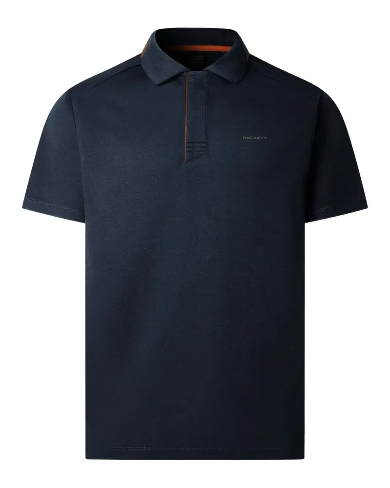 Hackett Poloshirt mit kurzen Ärmeln - Blau Blau