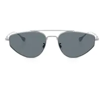 Getönte Edition 5 Pilotenbrille - Silber