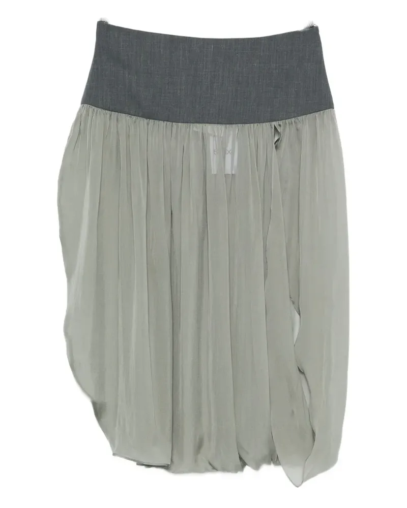 Paloma Wool Faltenrock mit hohem Bund - Grau Grau