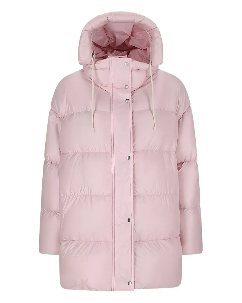 Jil Sander Daunenjacke mit Kapuze - Rosa Rosa