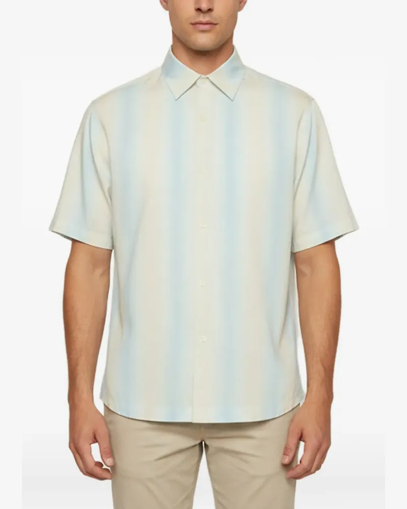 Sandro Gestreiftes Mc Rayee Hemd - Blau Blau