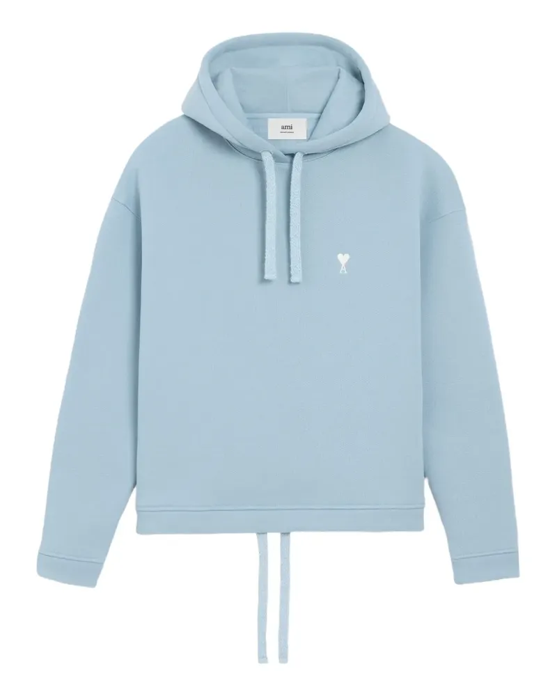 AMI Paris Ami de Coeur Hoodie mit Kordelzug - Blau Blau