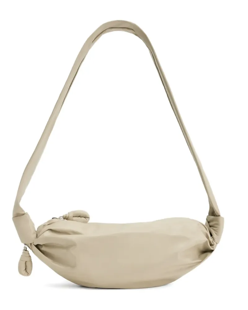Christophe Lemaire Kleine Soft Croissant Schultertasche - Nude Nude
