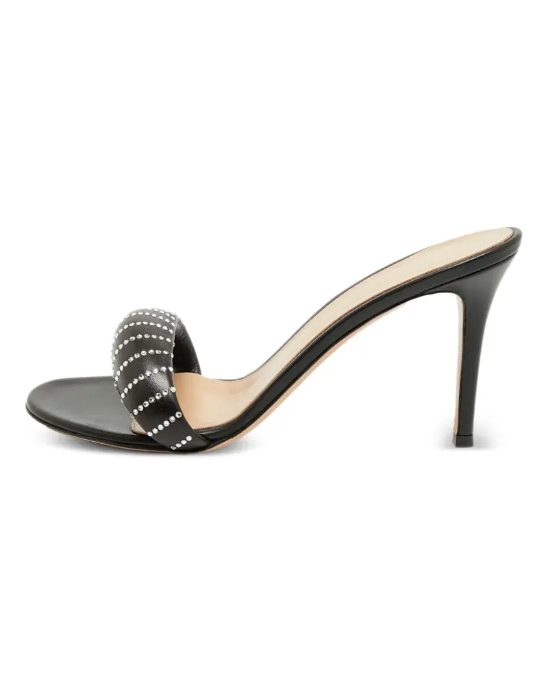 Gianvito Rossi Bijoux Sandalen mit Kristallen - Schwarz Schwarz