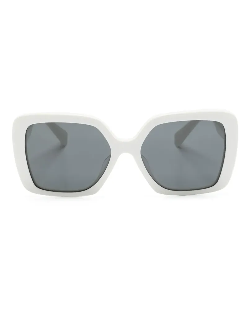 Miu Miu Miu Glimpse Cat-Eye-Sonnenbrille - Weiß Weiß