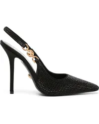 Versace Verzierte Slingback-Pumps Schwarz