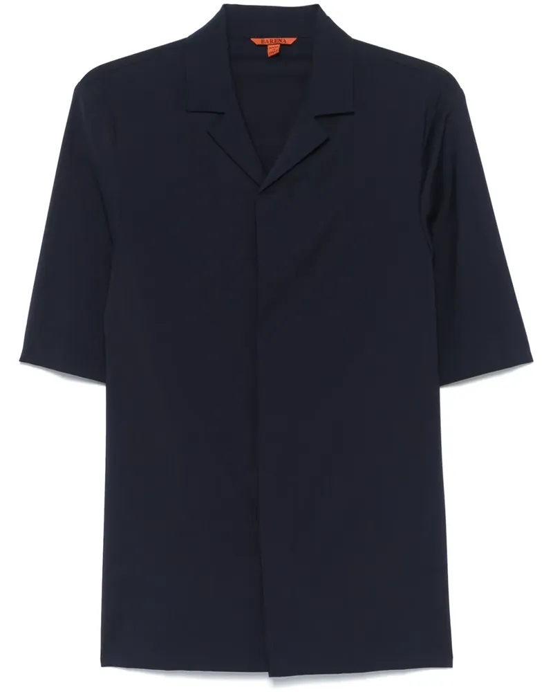 BARENA Atila Tropical Hemd - Blau Blau