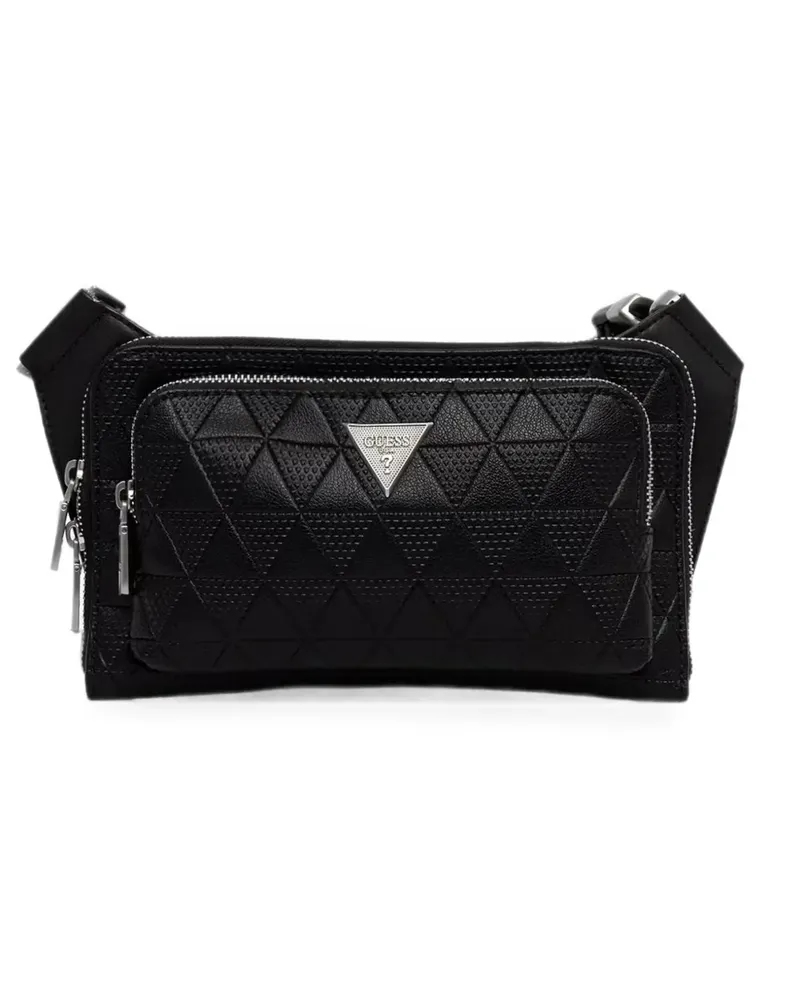 Guess Torino Gürteltasche mit Logo - Schwarz Schwarz