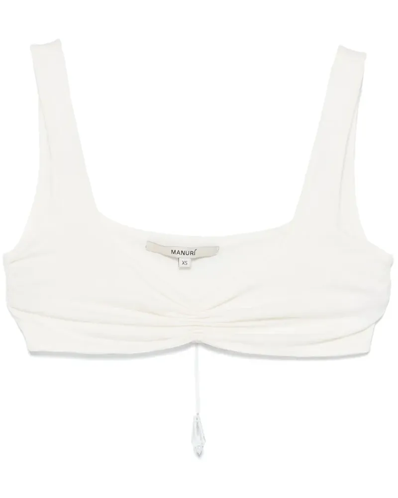 MANURÍ Nina 2.5 Bralet - Weiß Weiß
