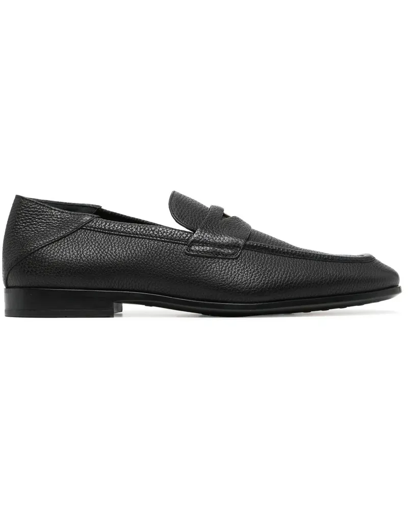 TOD'S Loafer mit Logo-Schild - Schwarz Schwarz