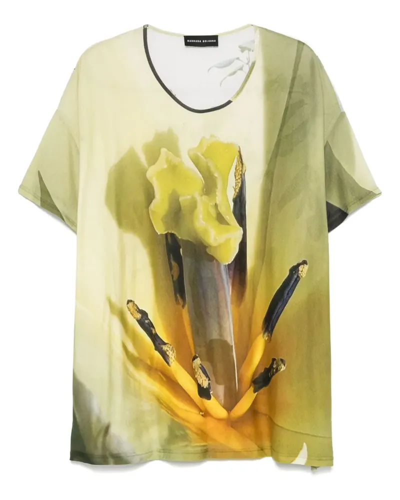 Barbara Bologna T-Shirt mit Print - Grün Grün