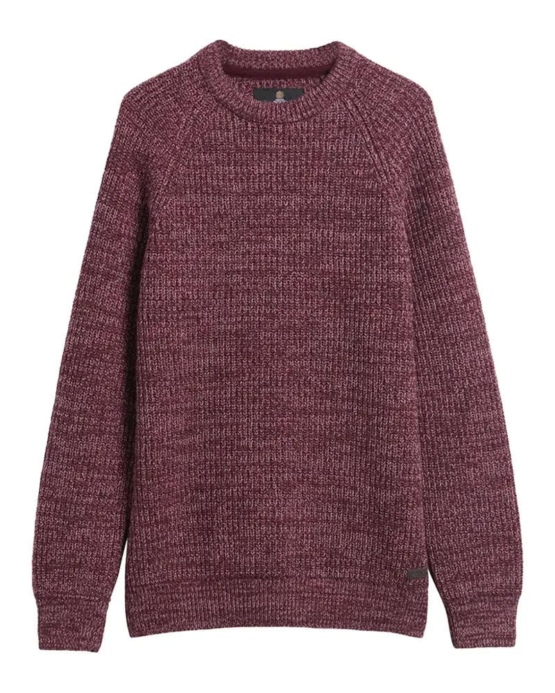 Barbour Grob gestrickter Pullover mit Raglanärmeln - Rot Rot