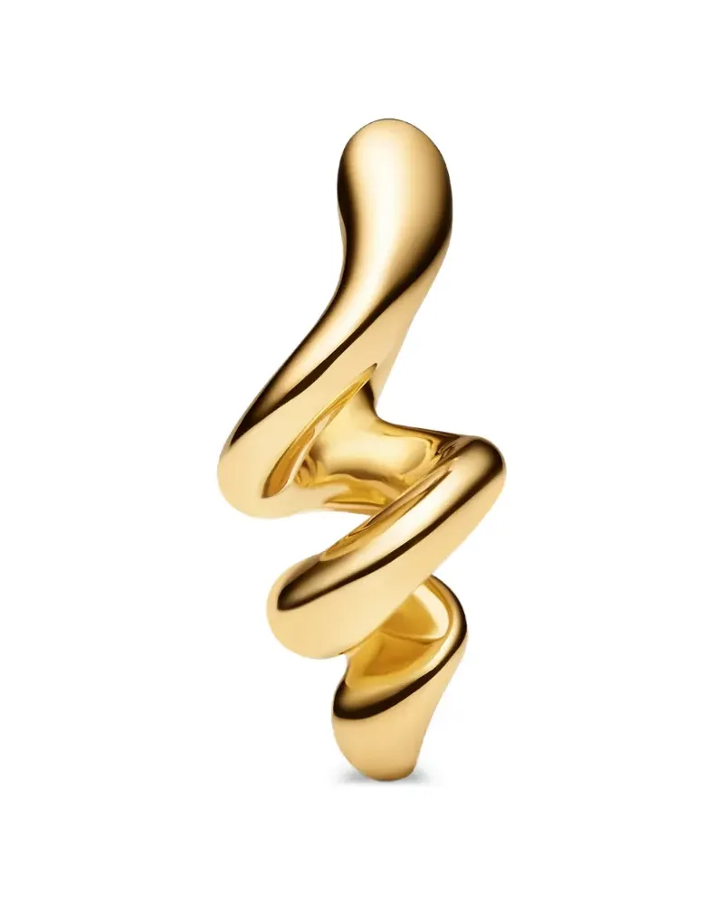 Maria Black Coil Huggie Ohrring - Gold Gold