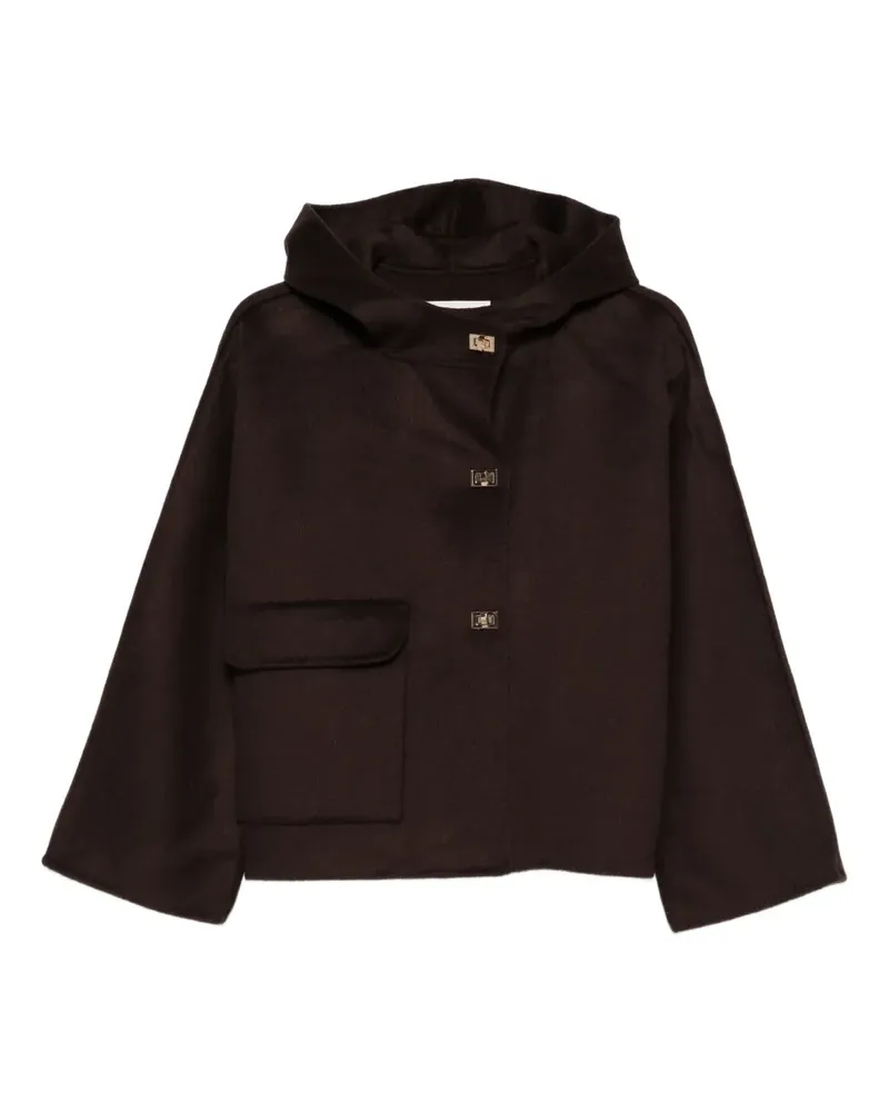 ba&sh Kapuzenjacke mit aufgesetzter Tasche - Braun Braun